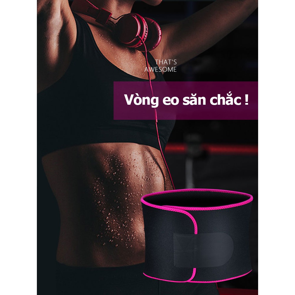 ĐAI CUỐN NÓNG GIẢM MỠ BỤNG, TẬP GYM, YOGA AOLIKES - TOPBODY-DAGYM02