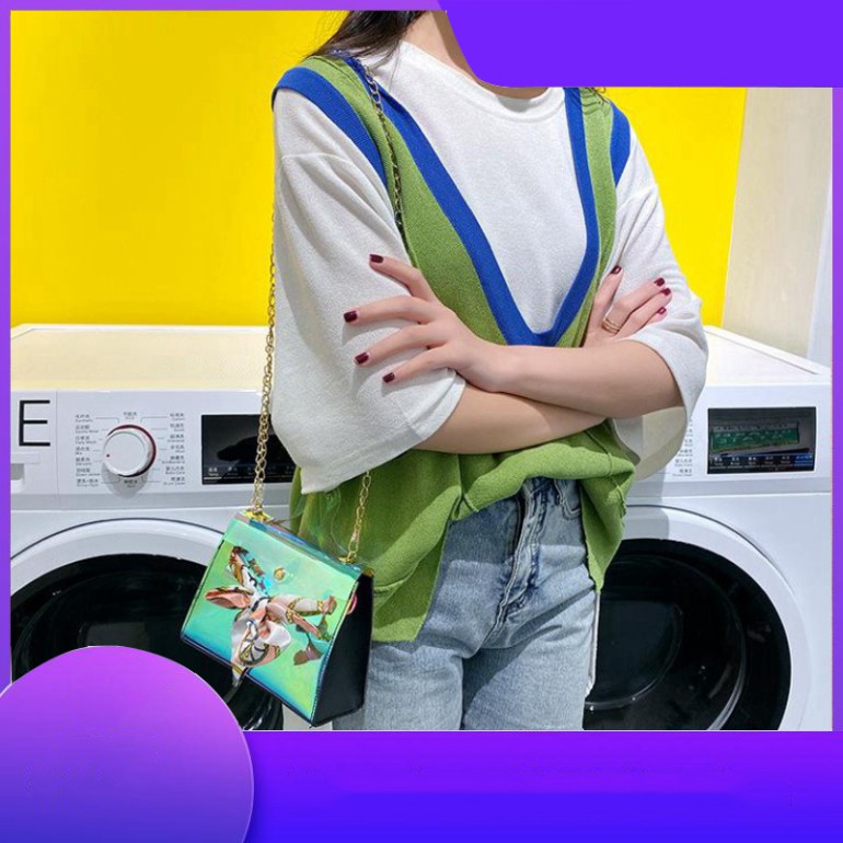 Túi xách nữ đeo chéo mini siêu xinh DC03 túi xách mini Chip Xinh Bag