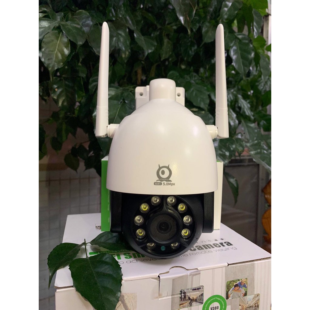 Camera wifi 5.0 MPX Xoay 360° V380Pro C12 Chính hãng Nhận diện khuôn mặt,Xem đêm có màu | BigBuy360 - bigbuy360.vn