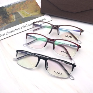 Kính VIVO mắt vuông Nửa viền Cao cấp - V7768
