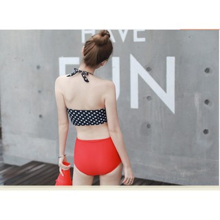 Đồ bơi bikini cạp cao trẻ trung