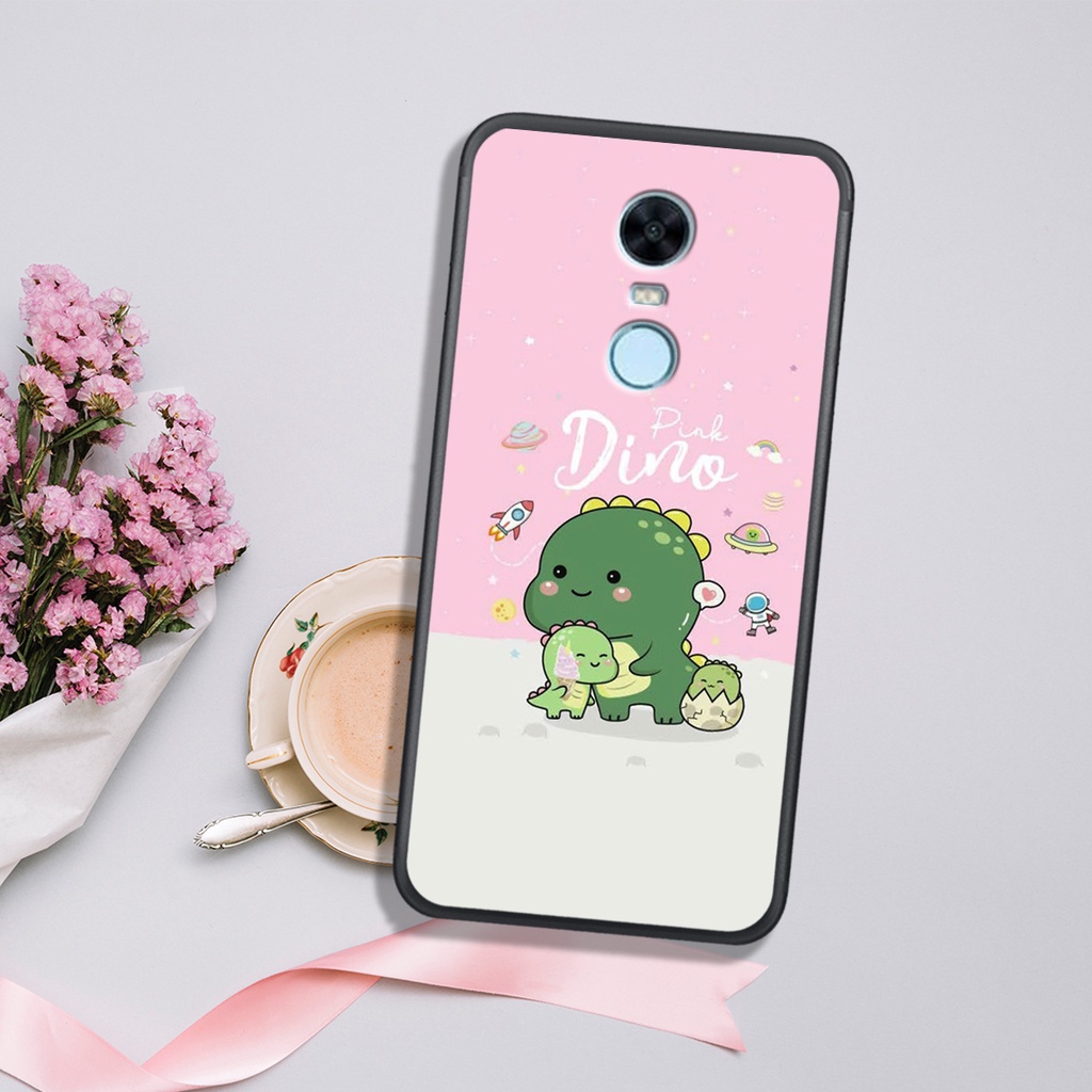 [HOT]ỐP XIAOMI REDMI 5 - REDMI NOTE 3 - REDMI 5 PLUS  , IN HÌNH KHỦNG LONG CHIBI SIÊU DỄ THƯƠNG.