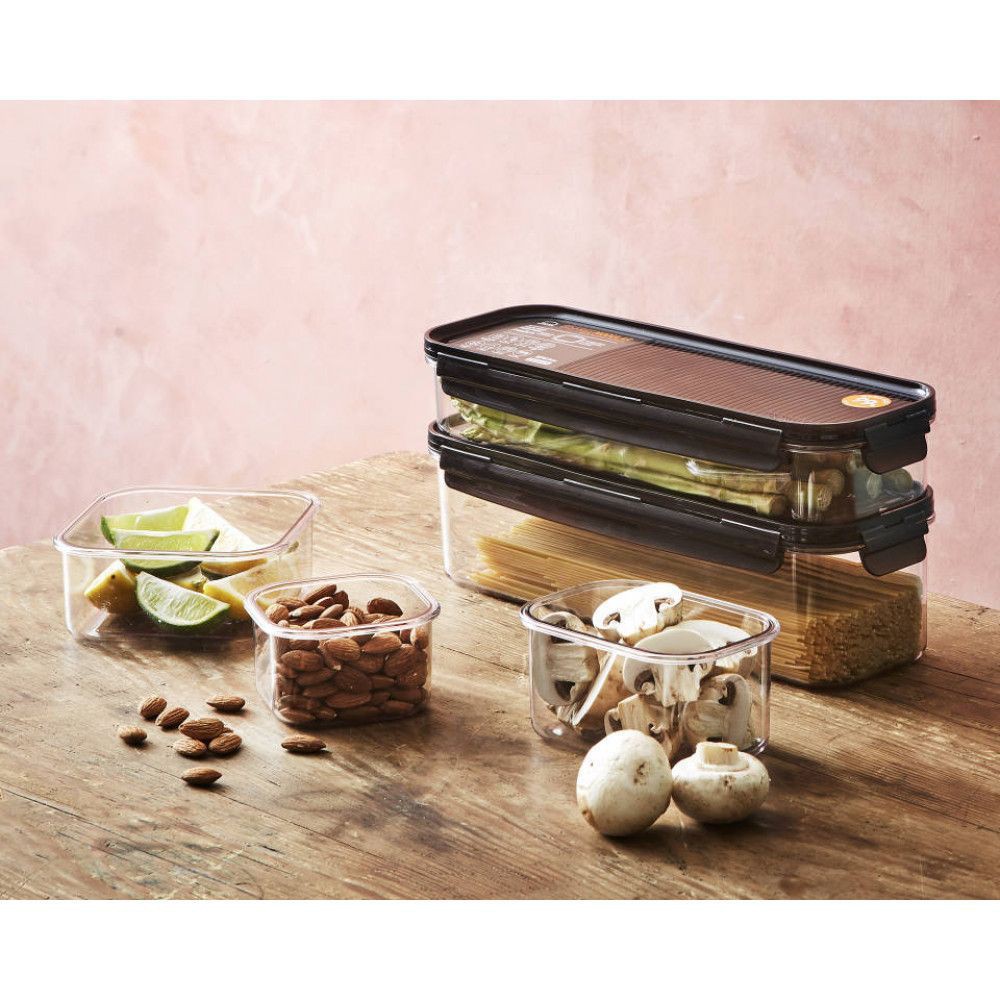 Hộp bảo quản thực phẩm LocknLock Bisfree Modular LBF409 [1.1L] LBF410 [1.8L] Hình Chữ Nhật Dài