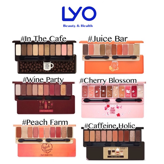 Bảng Phấn Mắt Etude House Play Color Eyes 10 Màu Hàn Quốc