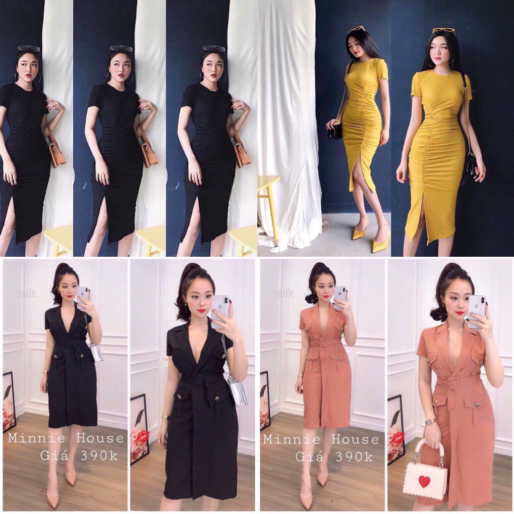 Đầm Hot Trend Siêu Xinh FreeSize Dưới 55kg Bin Sports XH019