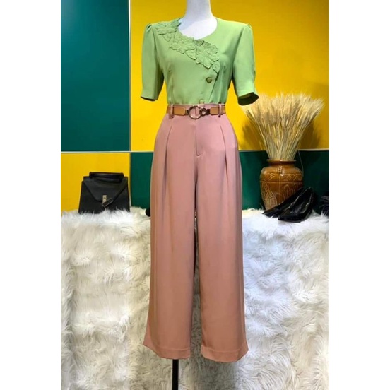 Áo Vintage màu xanh lá - hàng si