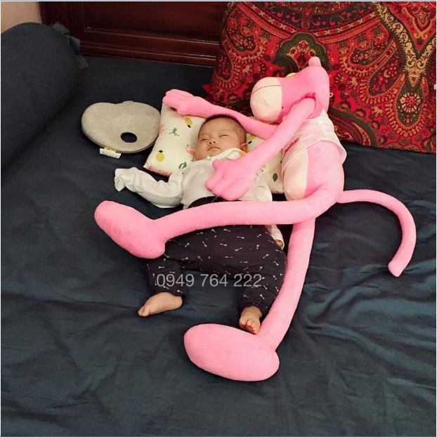 Gấu Bông Báo Hồng Pink Panther Ngộ Nghĩnh