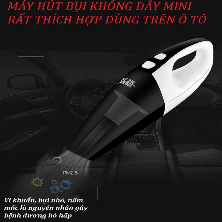 Máy Hút Bụi Không Dây Công Suất Lớn Cổng Sạc USB