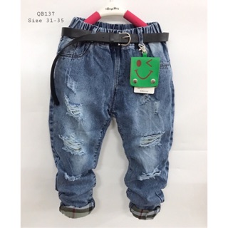 Quần bò bé trai sz đại 31-35 ( hàng hiếm)