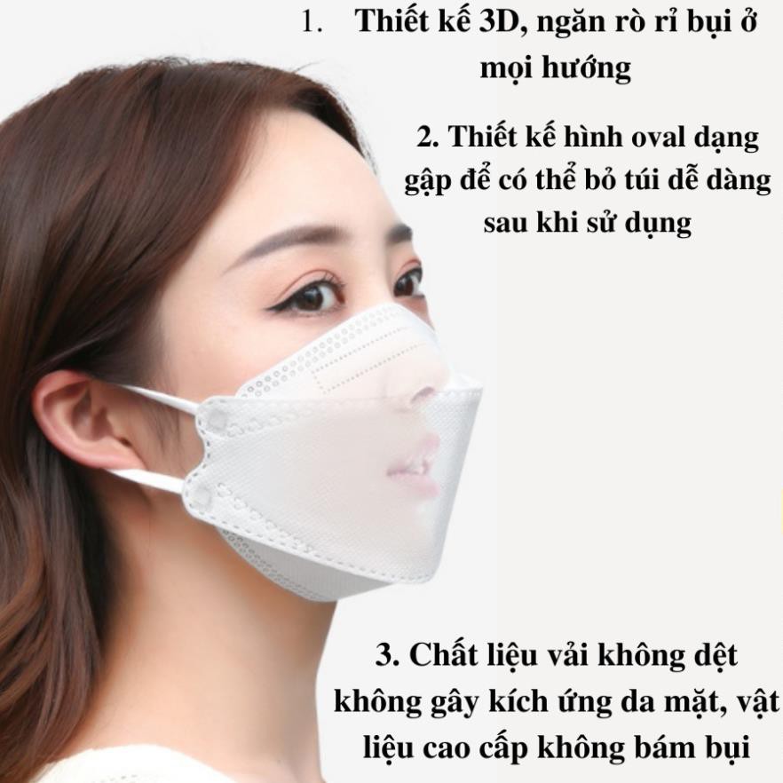 Khẩu trang KF94 4D Ami mask tiêu chuẩn Hàn quốc ( thùng 300c) - Ami official