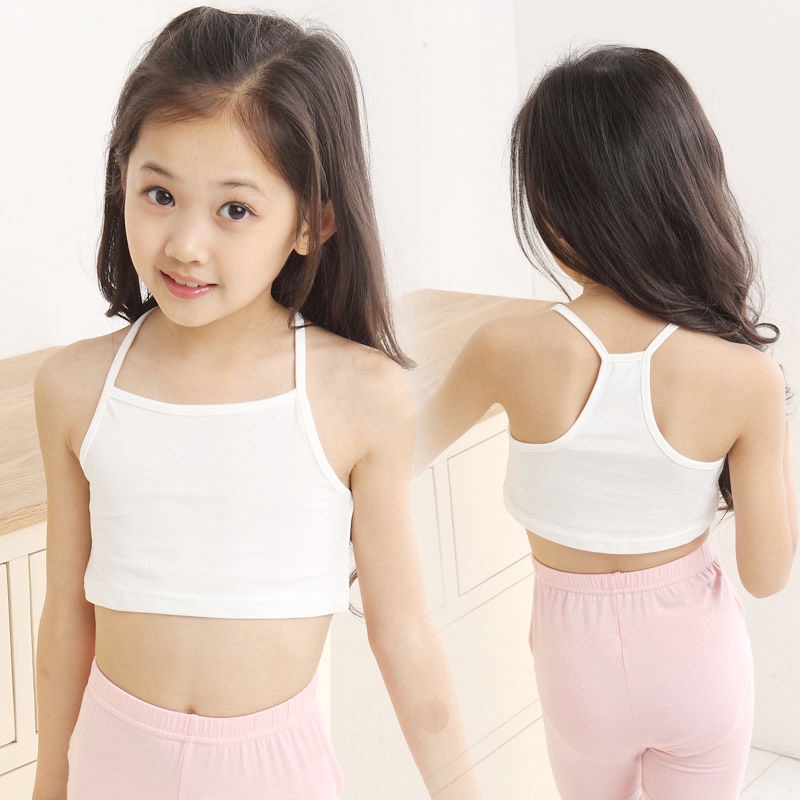 Áo Croptop Hai Dây Thời Trang Mùa Hè Cho Bé Gái