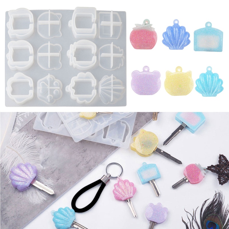 Vỏ Bọc Chìa Khóa Bằng Silicone Tráng Gương Epoxy Diy
