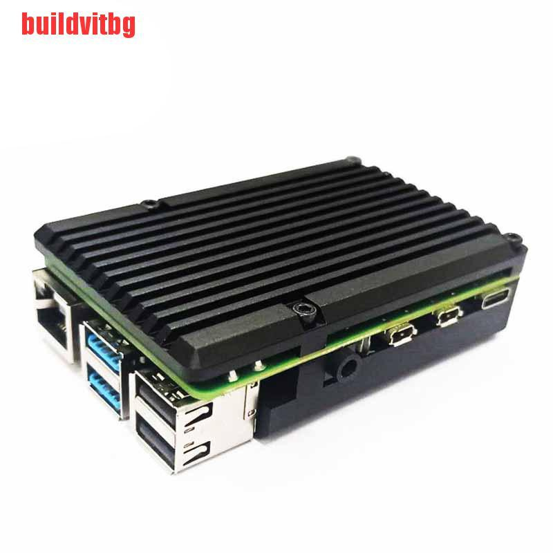 Hộp Tản Nhiệt Bằng Hợp Kim Nhôm Cnc Cho Raspberry Pi 4b Gvq