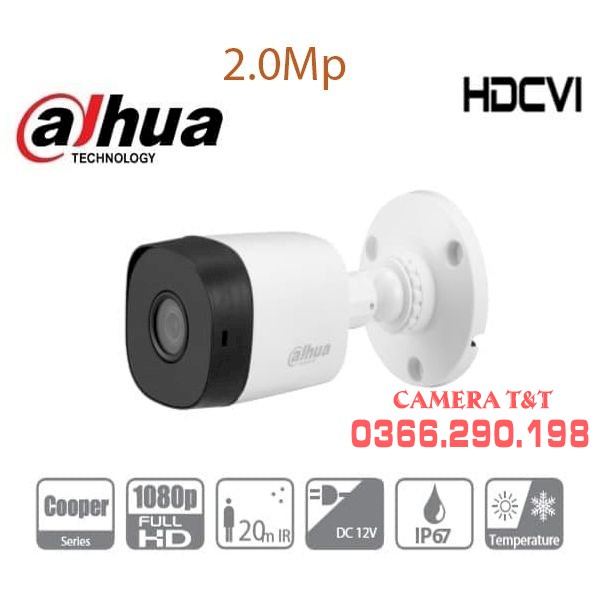 TRỌN BỘ 4 CAMERA DAHUA FULL HD 1080P + TẶNG KÈM Ổ CỨNG 500G VÀ DÂY CÁP ĐỒNG TRỤC LIỀN NGUÔN - ĐẦY ĐỦ PHỤ KIỆN ĐI KÈM