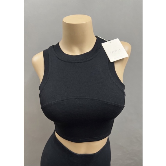 Áo ba lỗ cổ cao ANNAKIKI hai lớp- A48