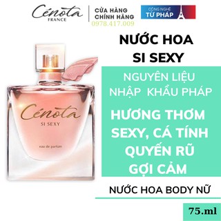 [ Mã CT1 giảm 5% đơn 250K ] Nước hoa dành cho nữ Cénota SI SEXY 75ml