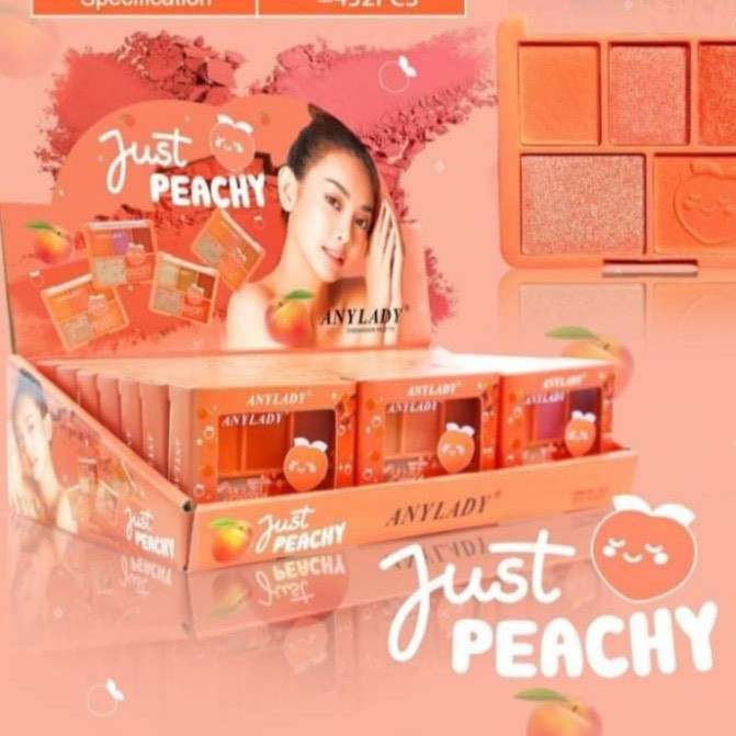 Phấn Mắt 5 Ô Just Peachy ANYLADY Mã NO.834