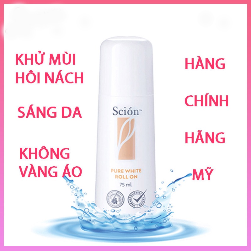 [BILL MỸ] Lăn Khử Mùi Scion Nuskin 75ml Hàng Chính Hãng - Ngăn Ngừa Và Khử Mùi Cơ Thể, Hương Thơm Dịu Nhẹ Suốt 24H