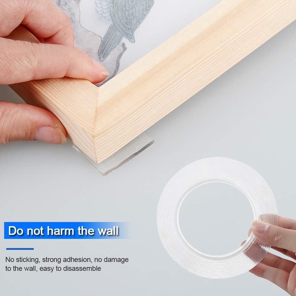 Băng keo nano hai mặt trong suốt có thể tái sử dụng