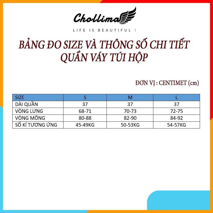 Váy jean co giãn túi hộp Chollima có quần trong VJ07 | BigBuy360 - bigbuy360.vn