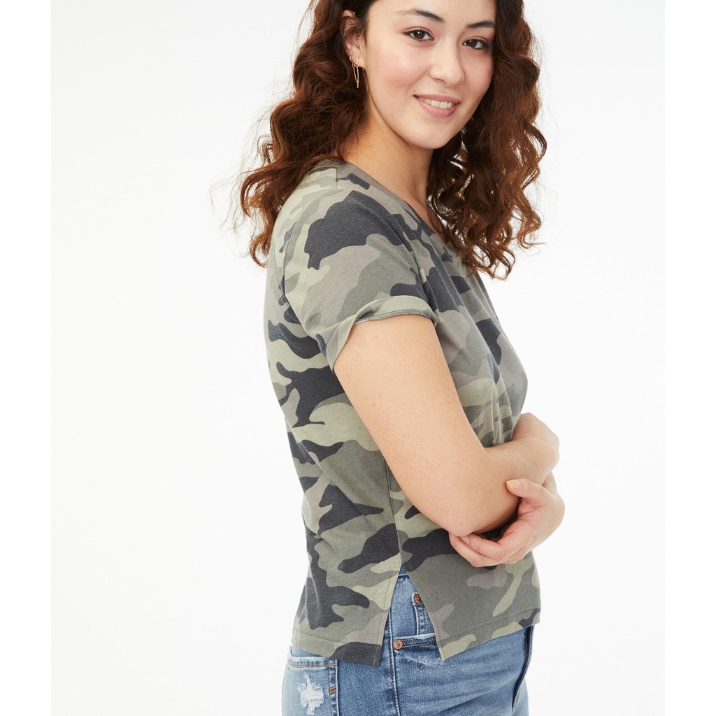 Áo phông hoa tiết Camo Seriously Soft. HA1017