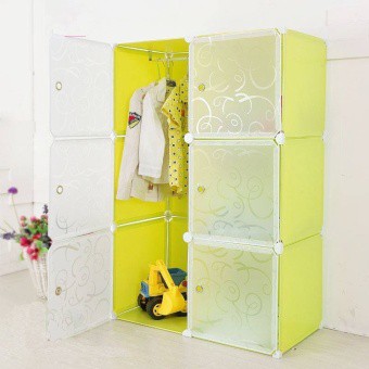 Tủ nhựa ghép 6 ô