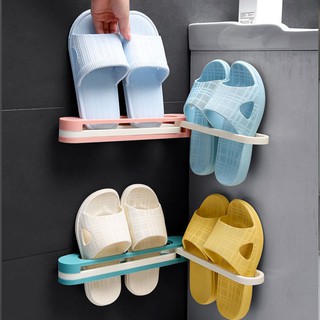Kệ Giá Để Giày Dép Dán Tường 3in1 - Giá Treo Giày, Treo Khăn Tắm, Treo Đồ Dán Tường