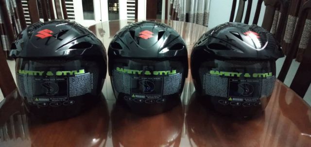 Mũ bảo hiểm, nón bảo hiểm 3/4 chính hãng nhập khẩu từ  Suzuki  Indonesia