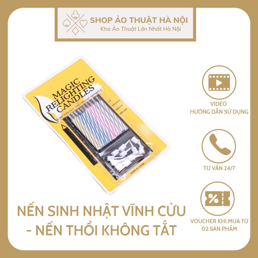 Bộ Nến Sinh Nhật Vĩnh Cửu Thổi Không Tắt Troll Bạn Bè Gia Đình Cực Vui Và Sáng Tạo Độc Lạ