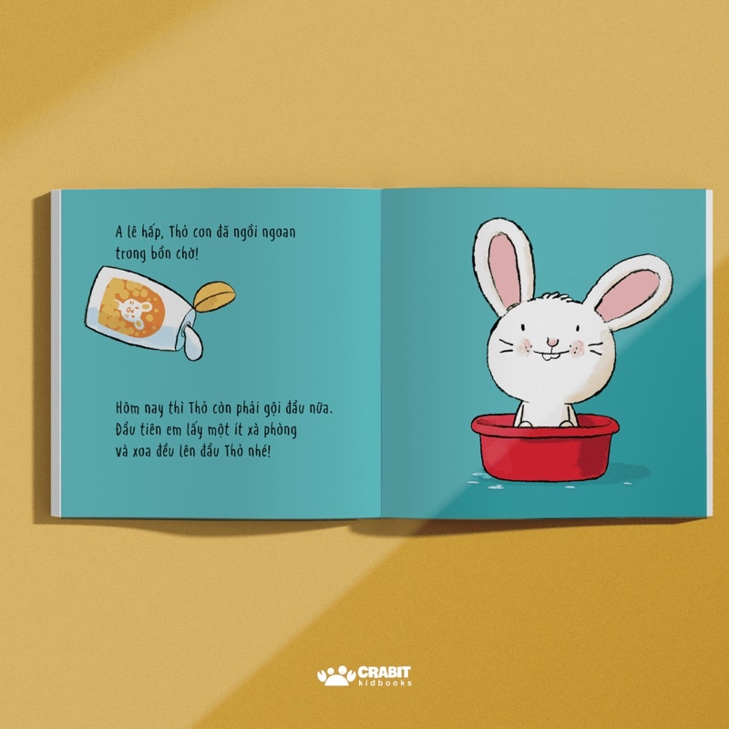 Sách Thỏ con tương tác sáng tạo (Crabit)