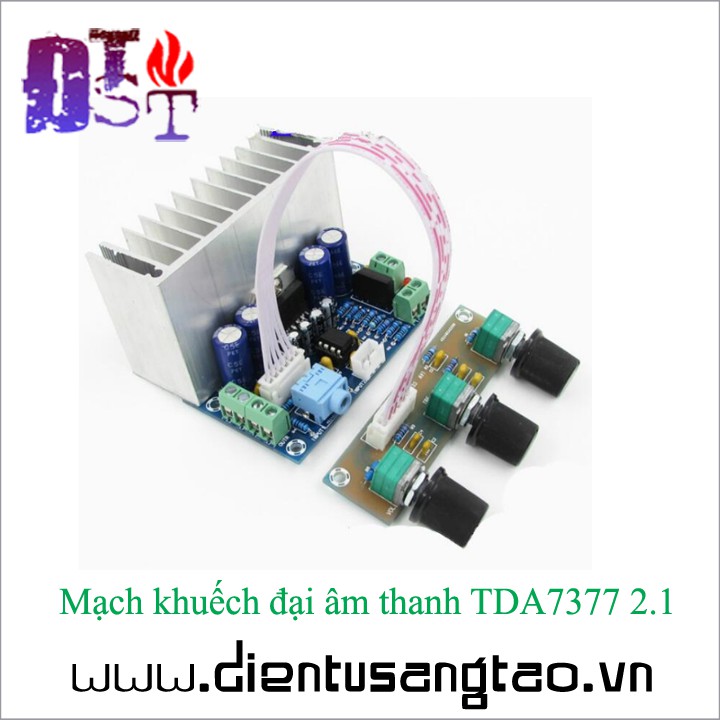 Mạch khuếch đại âm thanh TDA7377 2.1