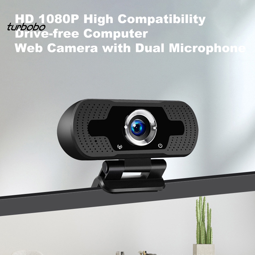 Webcam turbo HD 1080P không ổ đĩa kèm micro kép độ bền cao cho máy tính | BigBuy360 - bigbuy360.vn