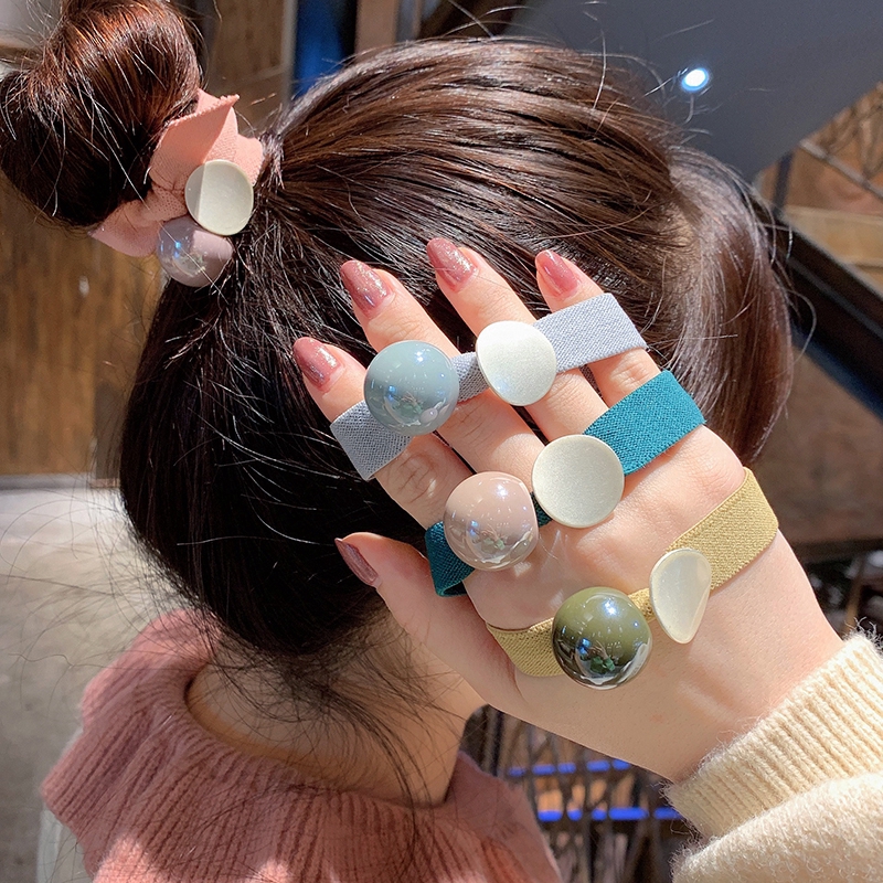 Dây Buộc Tóc Co Giãn Thời Trang Hàn Cho Nữ