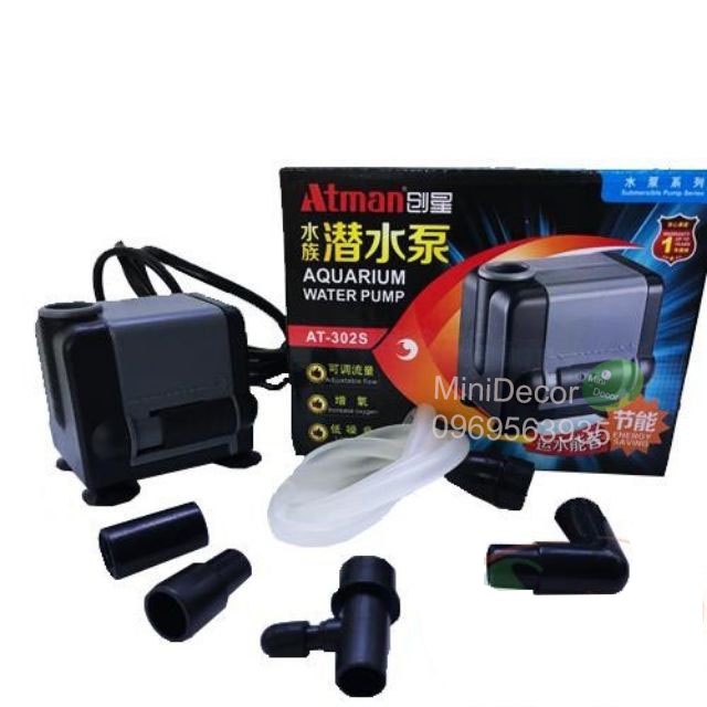 Bơm ATMAN AT-301S | 302S | 303S | 304S | 305S | 306S - Dòng bơm thế hệ mới mạnh mẽ, tiết kiệm điện