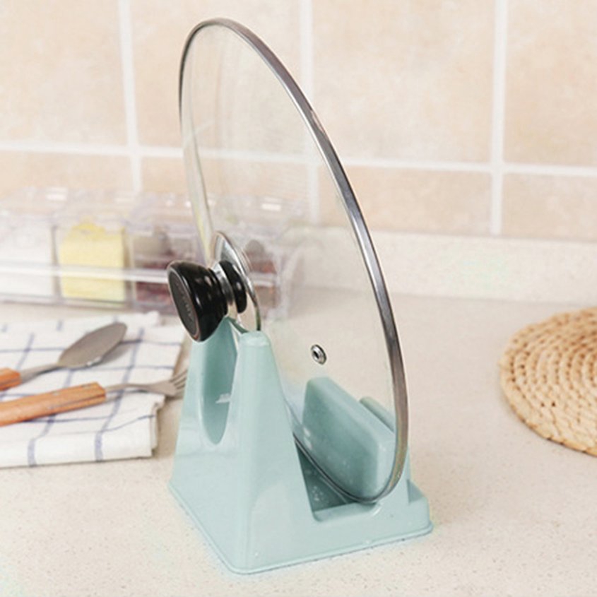 Giá đỡ nhựa nhiều màu để gọn nắp nồi vá tiện dụng cho nhà bếp | BigBuy360 - bigbuy360.vn