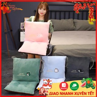 Đệm lót ghế ngồi tựa lưng thư giãn,chống trượt,có thể tháo rời.Hàng nhập chất lượng mềm mịn GVP02 - ChiChi