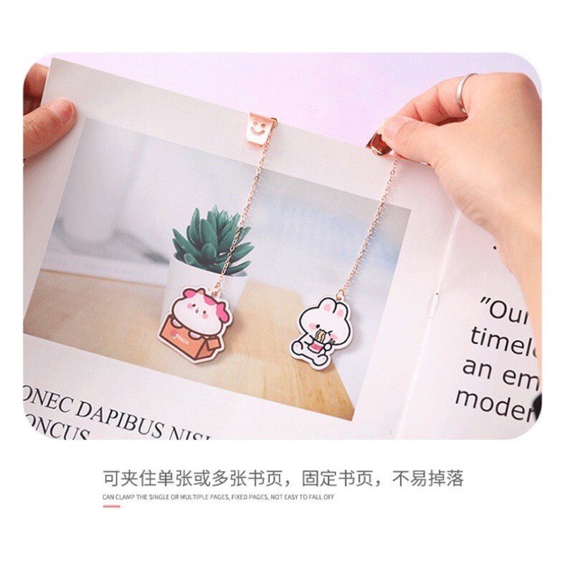 Kẹp đánh dấu trang sách cute, văn phòng phẩm hỗ trợ học tập[ MẪU ĐẸP]