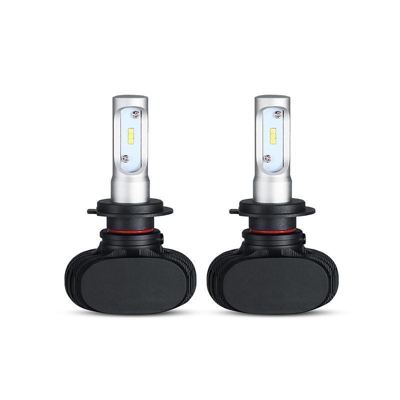 Set 2 Đèn Pha LED S1 H1 H11 H7 9005 9006 H4 Hi / lo 50W 8000LM Cho Xe Hơi