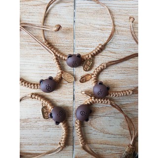 vòng tay handmade mặt chuột mickey, gấu brown[ảnh thật]