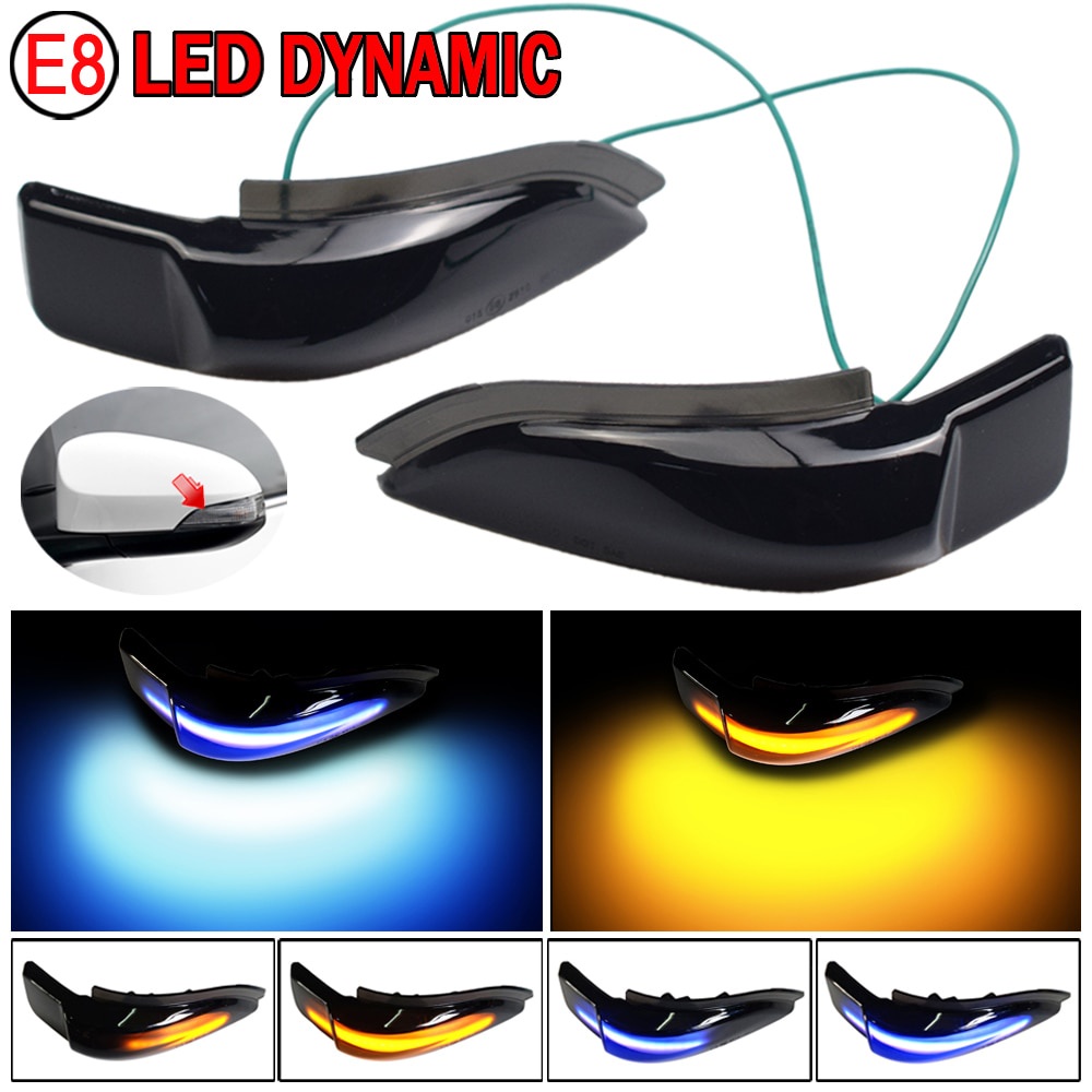 Cặp Led xin nhang gương 2 chế độ thay thế bóng nguyên bản Toyota Vios, Yaris, Altis, Camry
