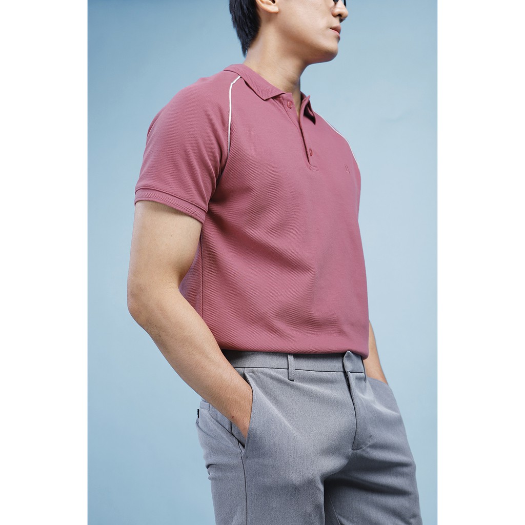 Áo thun polo BEN & TOD cotton cao cấp họa tiết viền vai co giãn thoáng mát 21224 | BigBuy360 - bigbuy360.vn