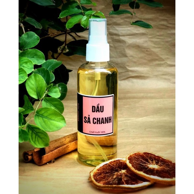 DẦU TẨY TRANG DƯỠNG DA SẢ CHANH  NHÀ BỘT