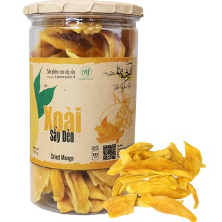 Xoài sấy dẻo Nonglamfood  300g | Healthy Snack | Ăn vặt văn phòng | Ăn vặt tốt cho sức khỏe | Trái cây sấy dẻo