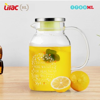 Bình nước Lilac 1.7l [HOT] nắp có lọc chịu nhiệt