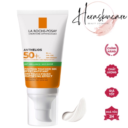 Kem Chống Nắng Cho Da Dầu La Roche Posay Anthelios Anti-Shine Dry Touch Gel Cream SPF 50+