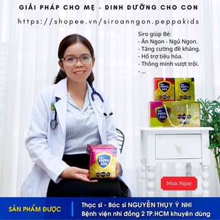 SIRO ĂN NGON TĂNG CƯỜNG ĐỀ KHÁNG CHO BÉ BIẾNG ĂN - PEPPA KIDS PLUS L1 - Mã: BEP011