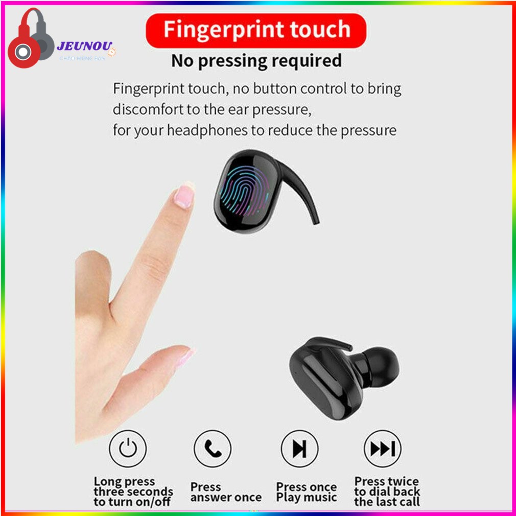 Tai Nghe Không Dây Y30 Tws Kiểu Nhét Tai Kết Nối Bluetooth 5.0 Chống Ồn