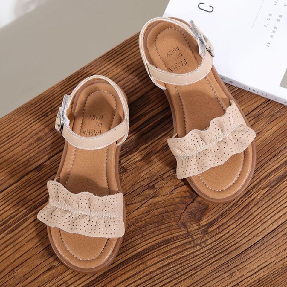 Giày Sandal Đế Mềm Phong Cách Thời Trang Mới 2022 Cho Bé Gái