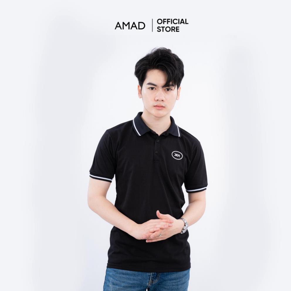 Áo polo nam vải cá sấu cotton thoáng mát cao cấp, áo phông nam cổ bẻ tay ngắn mặc đi làm đi chơi Amad | BigBuy360 - bigbuy360.vn