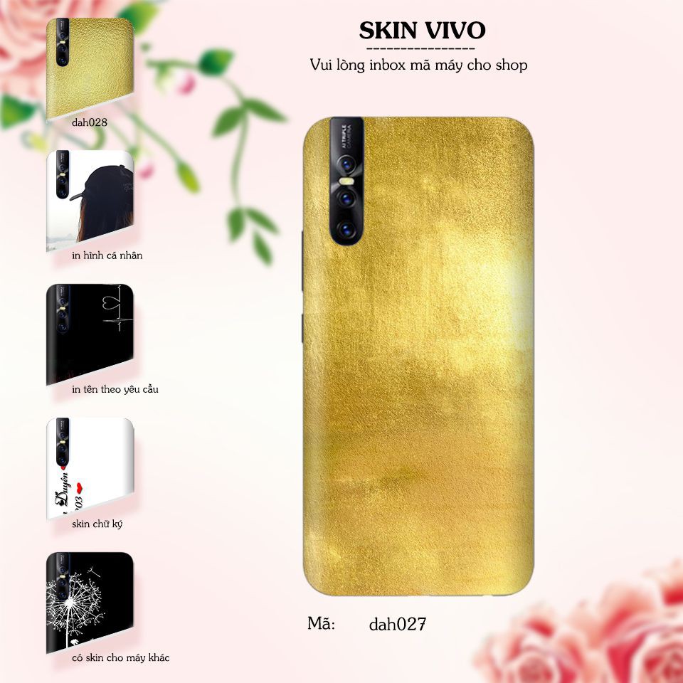 [SIÊU GIẢM GIÁ] Skin dán cho các dòng điện thoại Vivo V9 - V9 youth - Y69 in hình vân đá cực đẹp